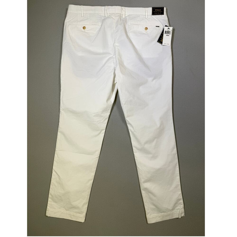 Polo Ralph Lauren Men's Stretch Slim Fit Chino Pants White 38X32, $138